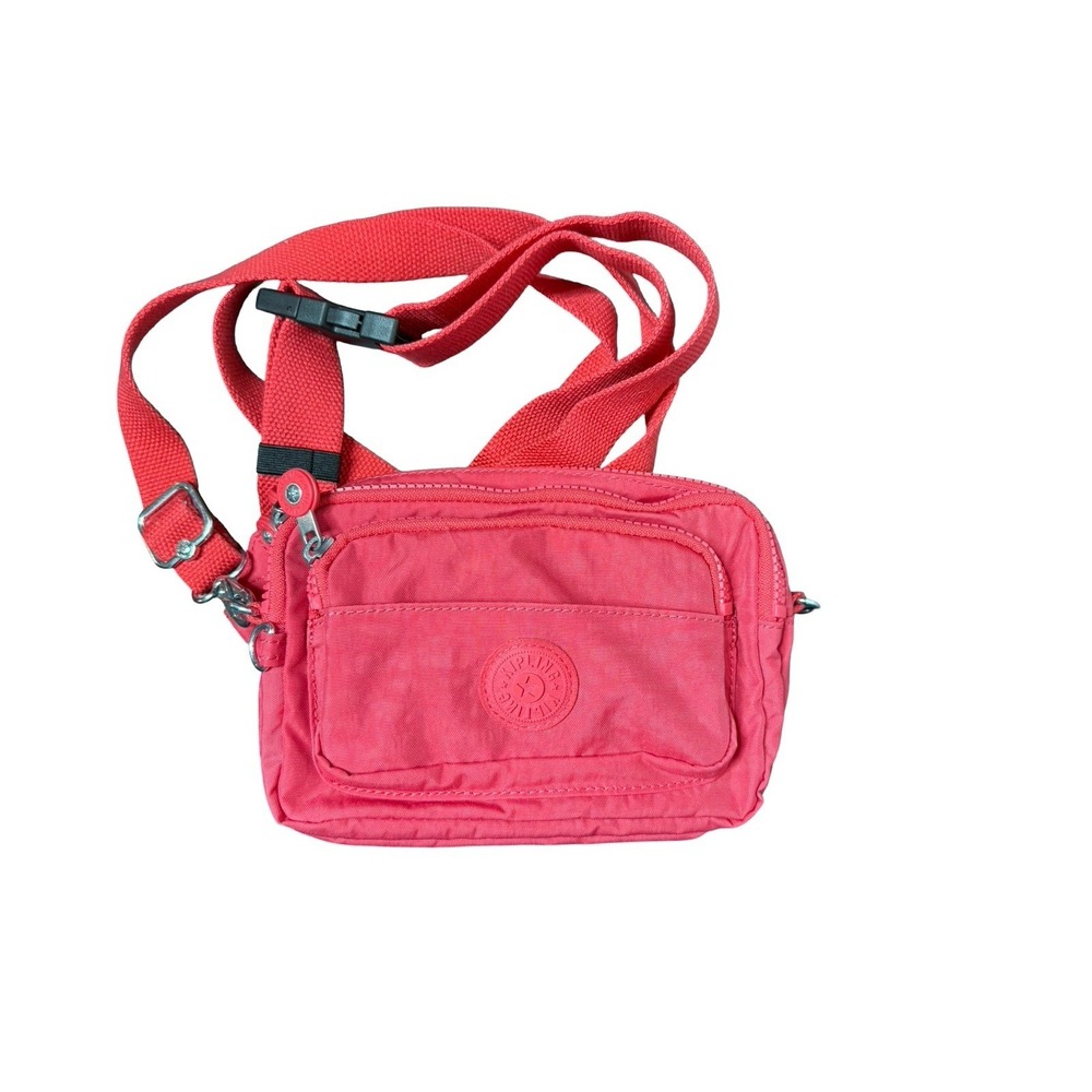 Kipling Merryl Convertible Crossbody Bag / Fanny Pack Travel Bag Purse red/pink